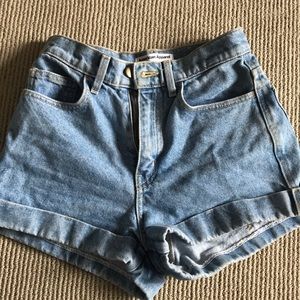 Mom jean shorts
